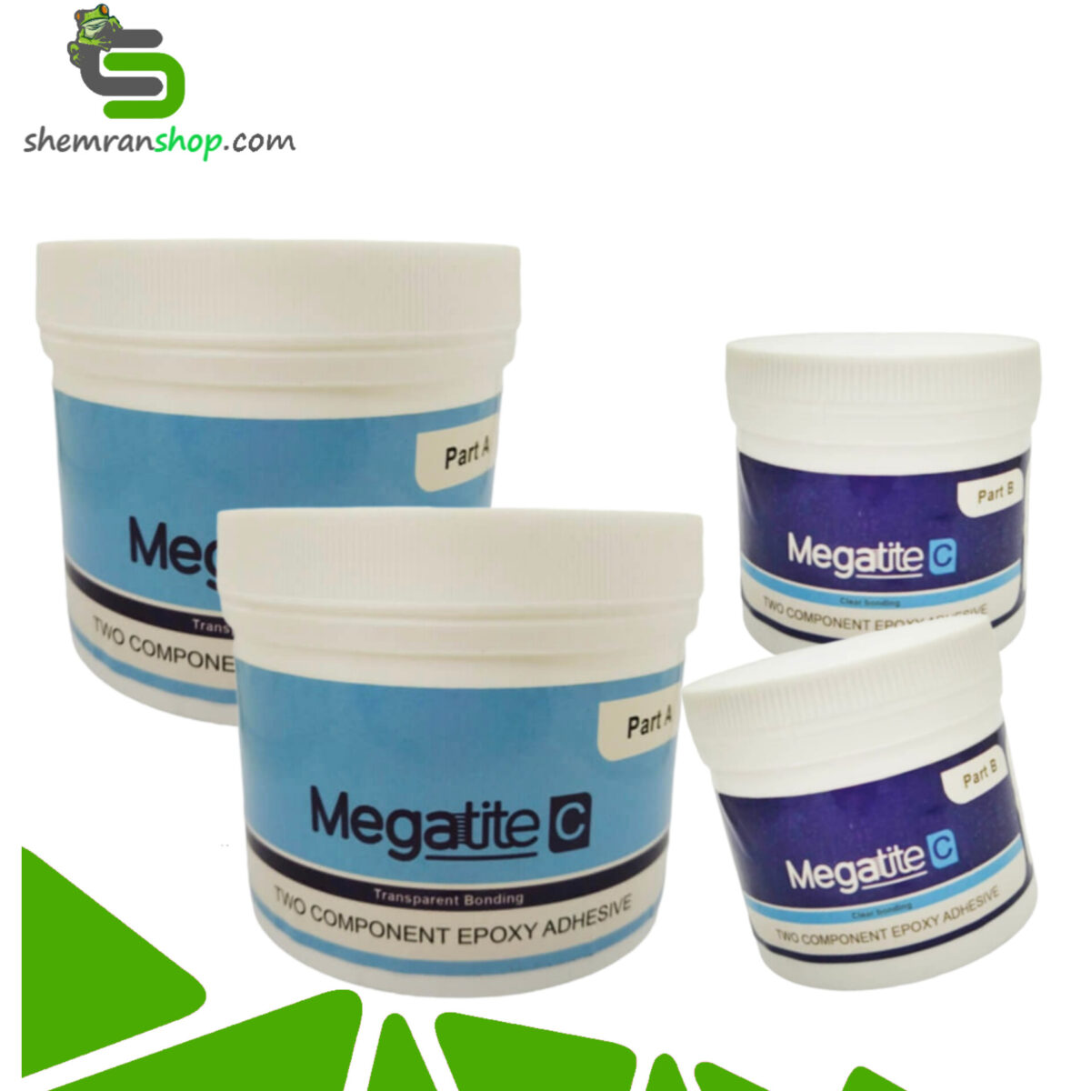 چسب اپوکسی دو جزئی شفاف Megatite C
